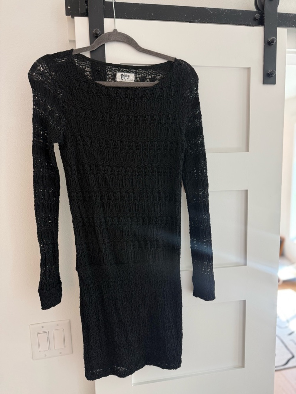 Nightcap Black Long-Sleeve Knit Dress - Women Revolve